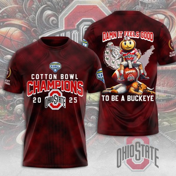 Ohio State Buckeyes Football 3D Apparel - MAITM 9574