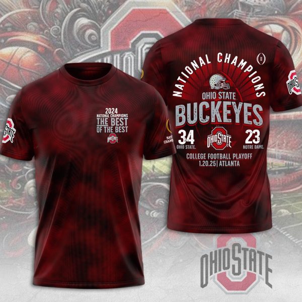 Ohio State Buckeyes Football 3D Apparel - MAITM 9694