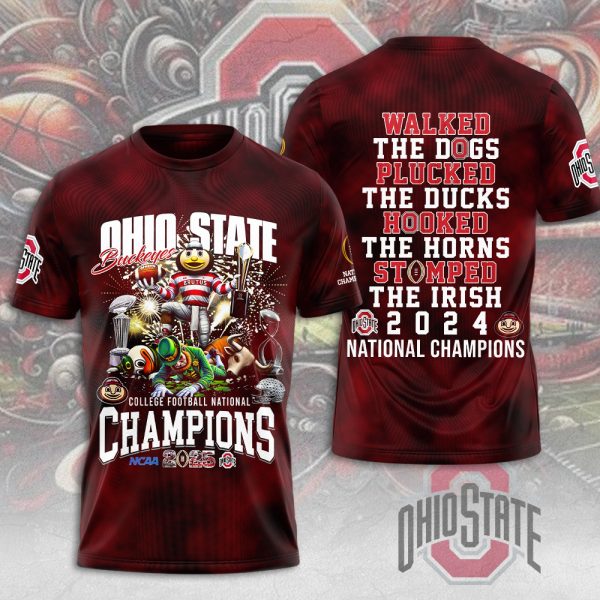 Ohio State Buckeyes Football 3D Apparel - MAITM 9710