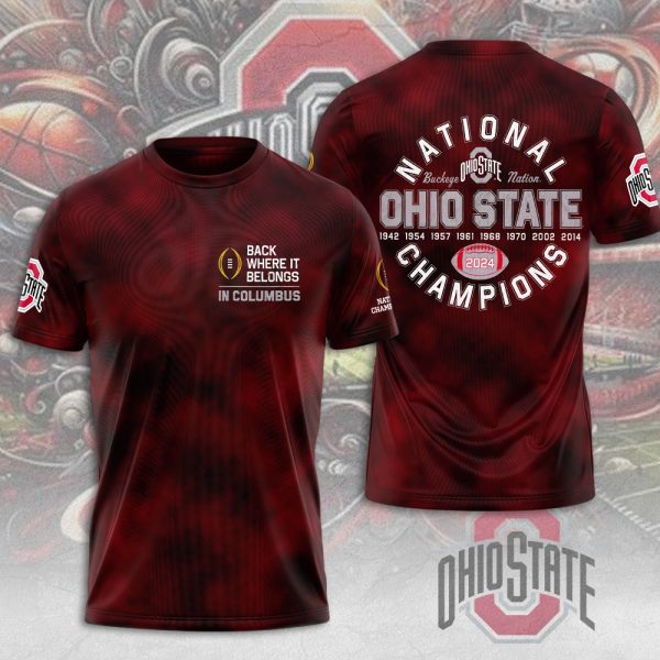 Ohio State Buckeyes Football 3D Apparel - MAITM 9711