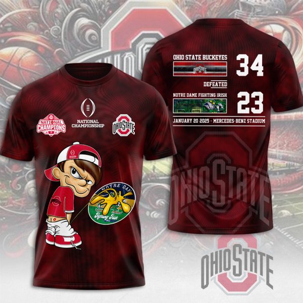 Ohio State Buckeyes Football 3D Apparel - MAITM 9716