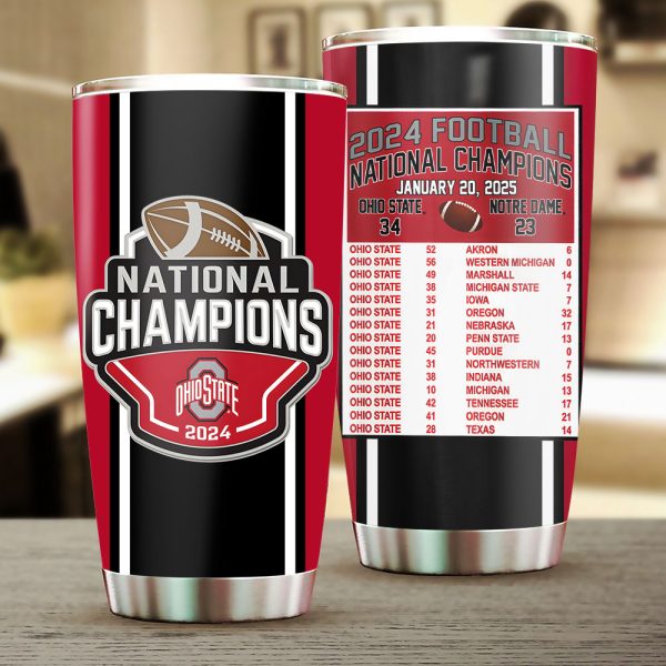 Ohio State Buckeyes Football Tumbler Cup - TANTN 10669