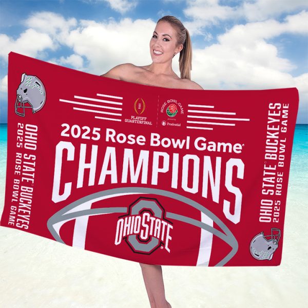 Ohio State Buckeyes Football Rectangle Beach Towel - TANTN 10253