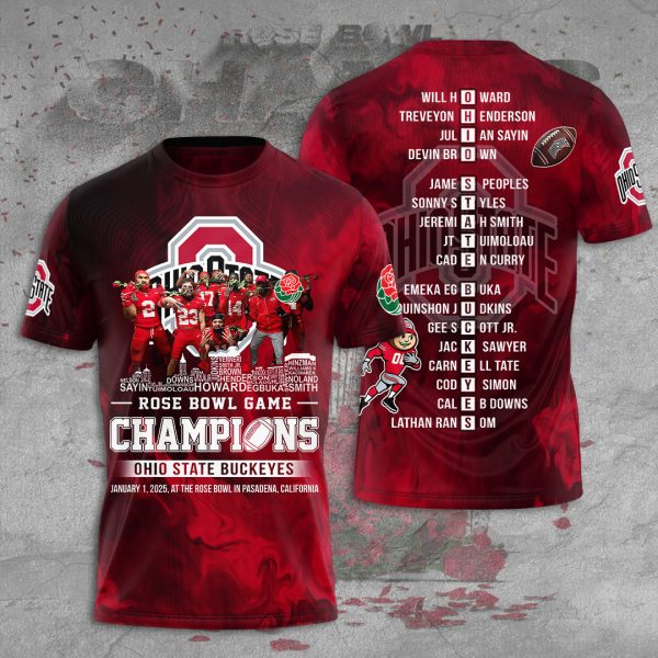 Ohio State Buckeyes Football 3D Apparel - TANTN 10261