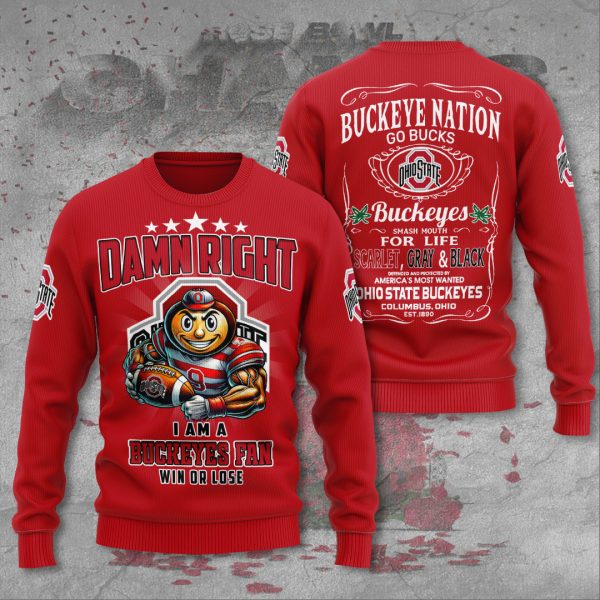 Ohio State Buckeyes Football 3D Apparel - TANTN 10345