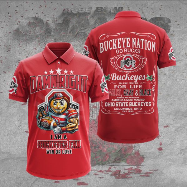 Ohio State Buckeyes Football 3D Apparel - TANTN 10345