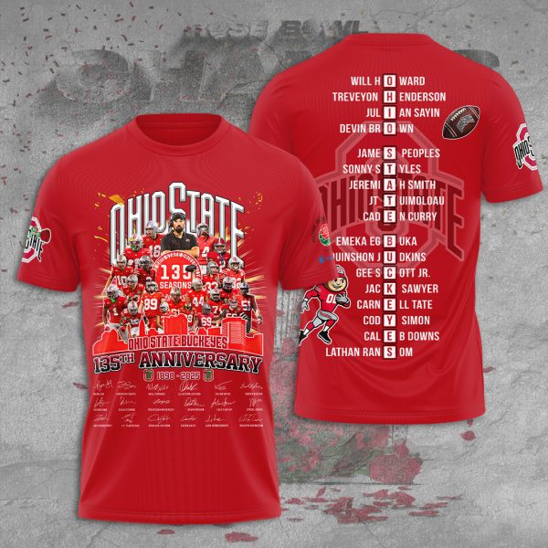 Ohio State Buckeyes Football 3D Apparel - TANTN 10348