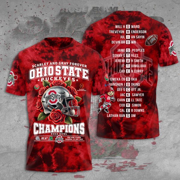 Ohio State Buckeyes Football 3D Apparel - TANTN 10350