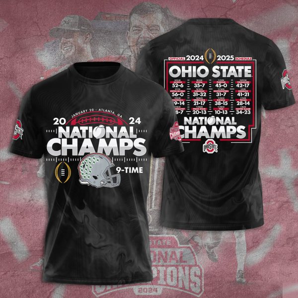 Ohio State Buckeyes Football 3D Apparel - TANTN 10645