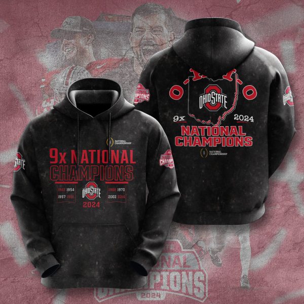 Ohio State Buckeyes Football 3D Apparel - TANTN 10652