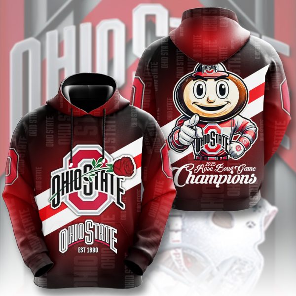 Ohio State Buckeyes Football 3D Apparel - HOATT 7809