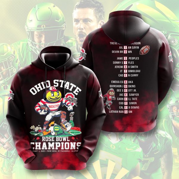 Ohio State Buckeyes Football 3D Apparel - HOATT 7879