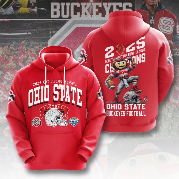 Ohio State Buckeyes Football 3D Apparel - HOATT 7971