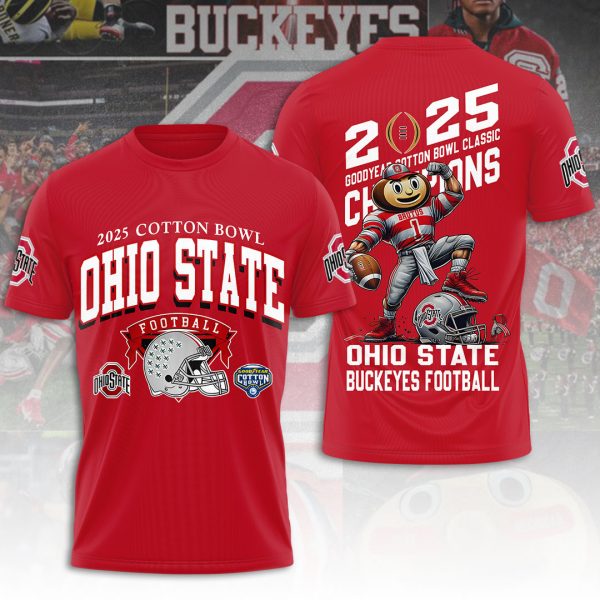 Ohio State Buckeyes Football 3D Apparel - HOATT 7971