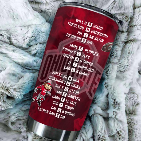 Ohio State Buckeyes Football Tumbler Cup - TANTN 10535