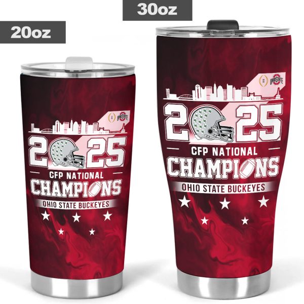 Ohio State Buckeyes Football Tumbler Cup - TANTN 10535