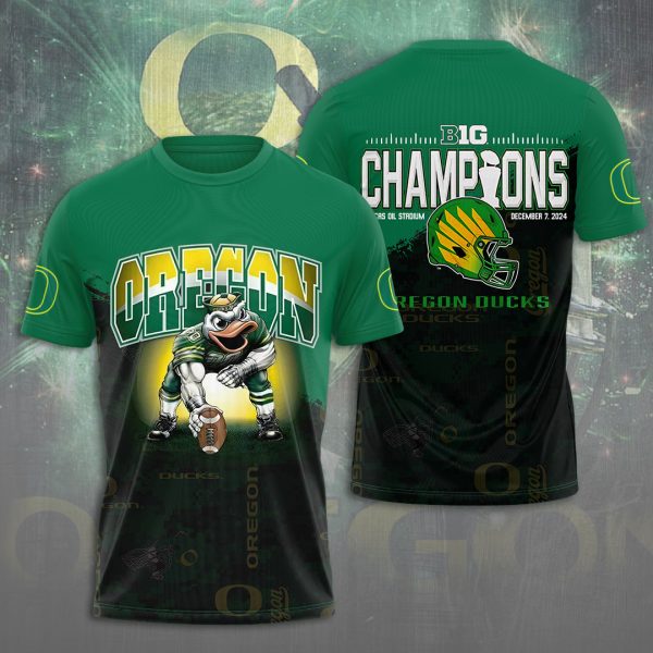 Oregon Ducks Football 3D Apparel - VANDH 4192