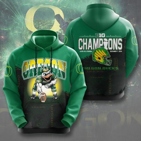 Oregon Ducks Football 3D Apparel - VANDH 4192