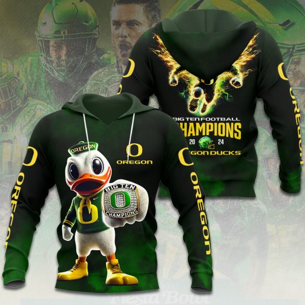 Oregon Ducks Football 3D Apparel - HOATT 7863