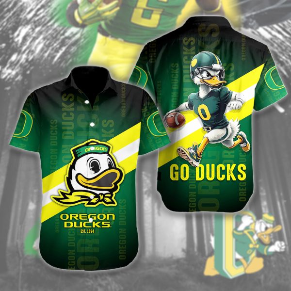 Oregon Ducks Football Short Sleeve Dress Shirt – HOATT 7781.1