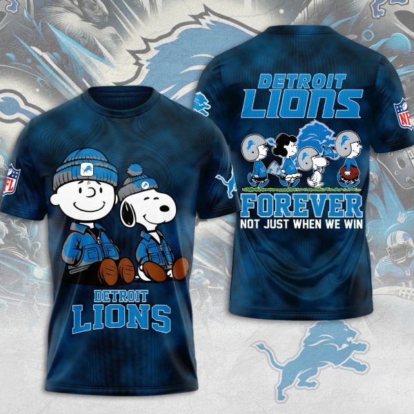 Peanuts x Detroit Lions 3D Apparel - MAITM 9605