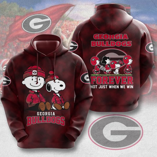 Peanuts x Georgia Bulldogs Football 3D Apparel - MAITM 9631