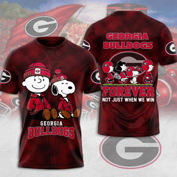 Peanuts x Georgia Bulldogs Football 3D Apparel - MAITM 9631