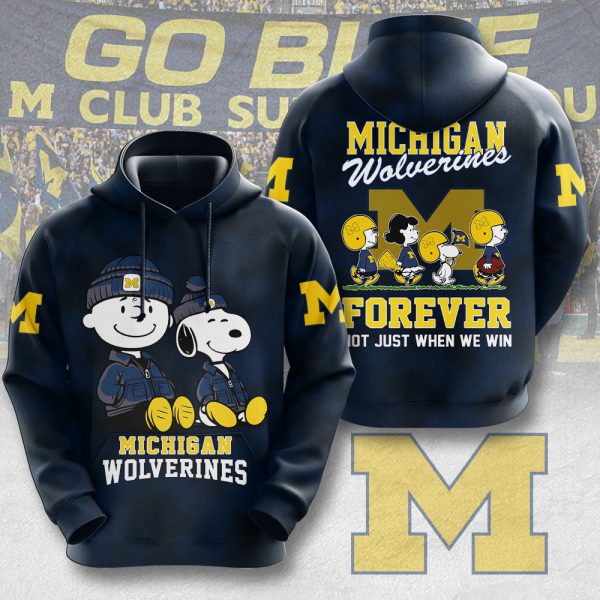 Peanuts x Michigan Wolverines Football 3D Apparel - MAITM 9635