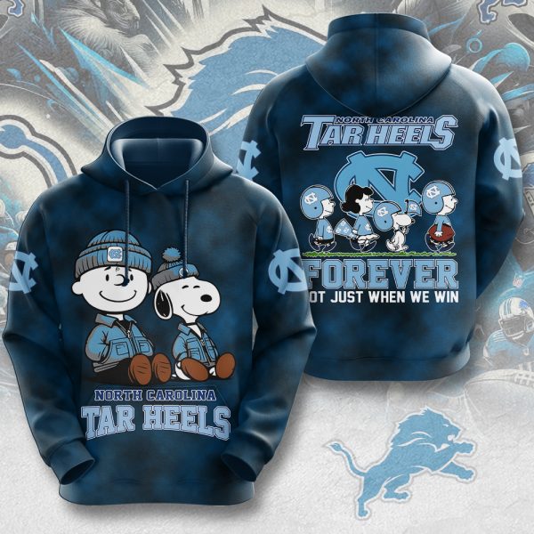 Peanuts x North Carolina Tar Heels Football 3D Apparel - MAITM 9622