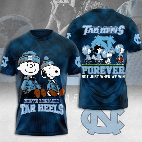 Peanuts x North Carolina Tar Heels Football 3D Apparel - MAITM 9622