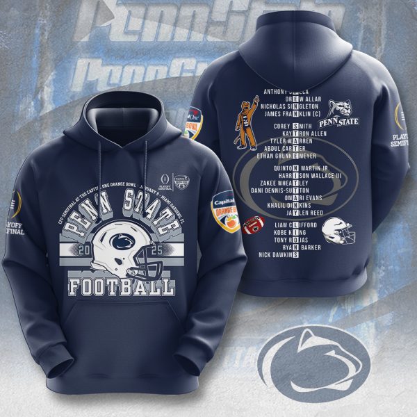 Penn State Nittany Lions Football 3D Apparel - MAITM 9452