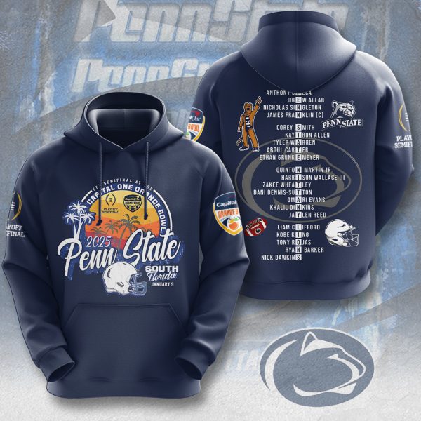 Penn State Nittany Lions Football 3D Apparel - MAITM 9535