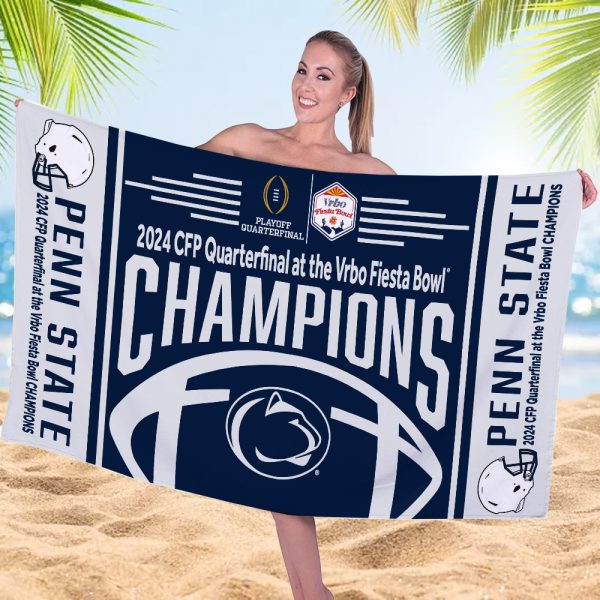 Penn State Nittany Lions Football Rectangle Beach Towel - MAITM 9435