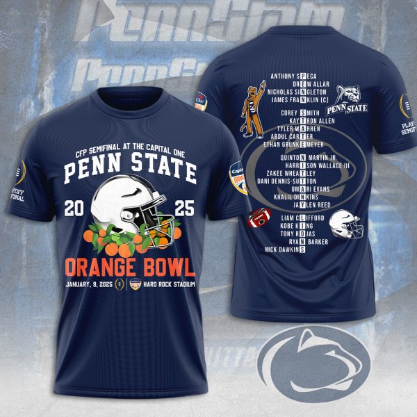 Penn State Nittany Lions Football 3D Apparel - MAITM 9463