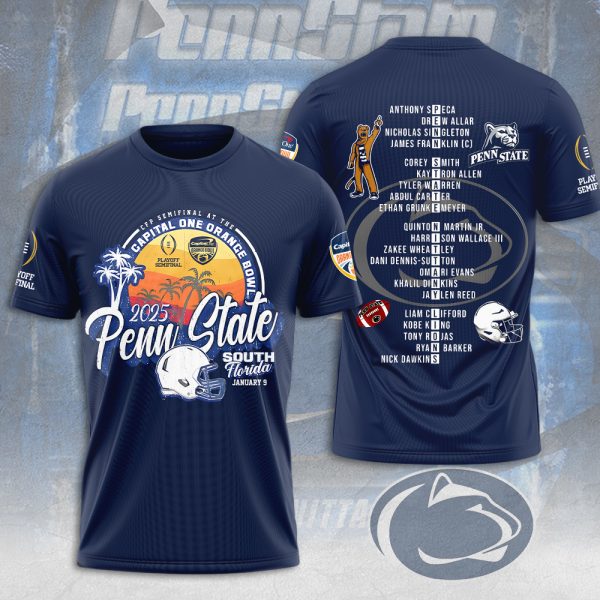 Penn State Nittany Lions Football 3D Apparel - MAITM 9535