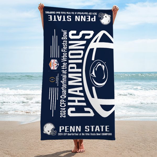 Penn State Nittany Lions Football Rectangle Beach Towel - TANTN 10229