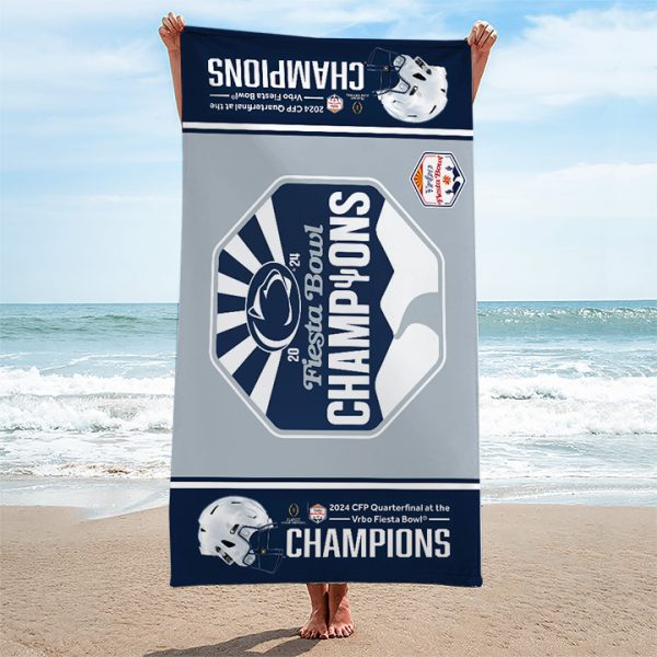 Penn State Nittany Lions Football Rectangle Beach Towel - TANTN 10230