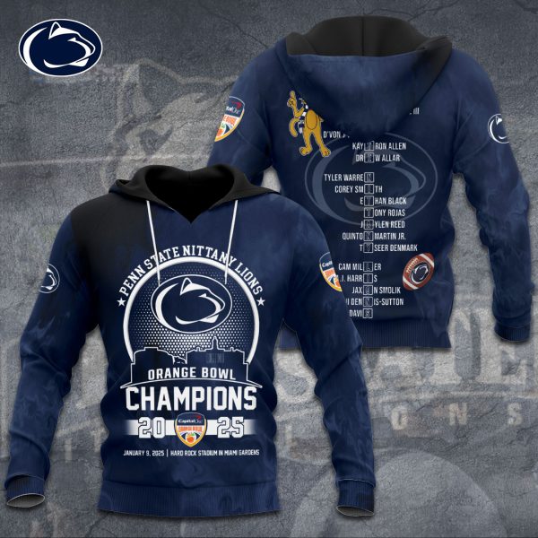 Penn State Nittany Lions Football 3D Apparel - TANTN 10423