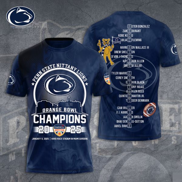 Penn State Nittany Lions Football 3D Apparel - TANTN 10423