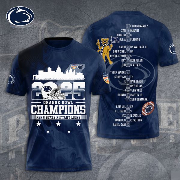 Penn State Nittany Lions Football 3D Apparel - TANTN 10425