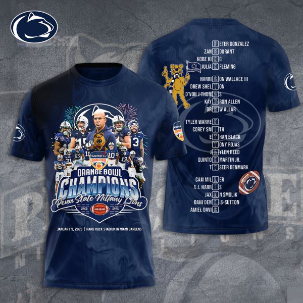 Penn State Nittany Lions Football 3D Apparel - TANTN 10427