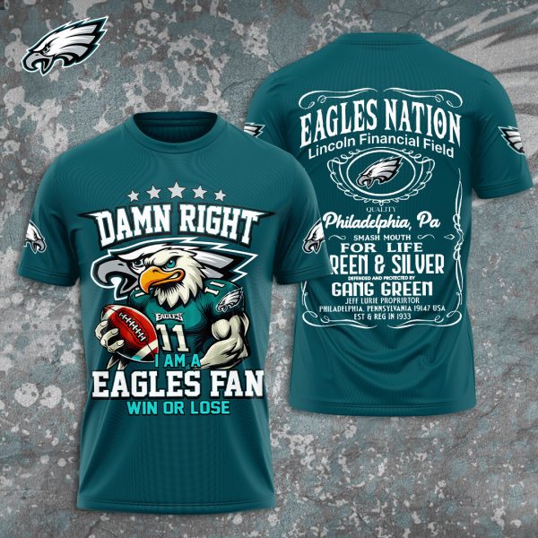 Philadelphia Eagles 3D Apparel - TANTN 10491