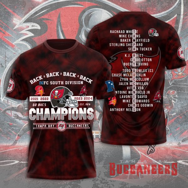 Tampa Bay Buccaneers 3D Apparel - MAITM 9527