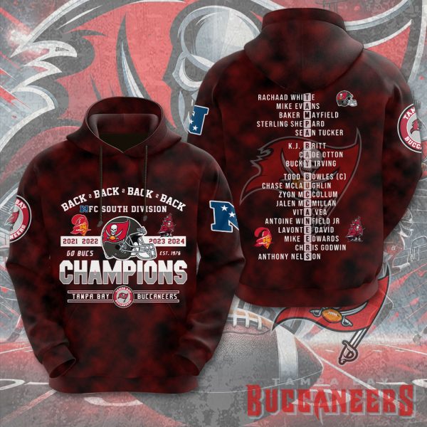 Tampa Bay Buccaneers 3D Apparel - MAITM 9527