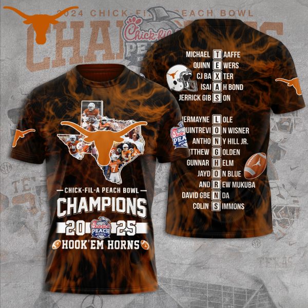 Texas Longhorns Football 3D Apparel - TANTN 10247