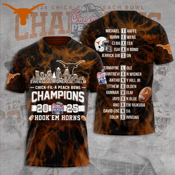 Texas Longhorns Football 3D Apparel - TANTN 10248