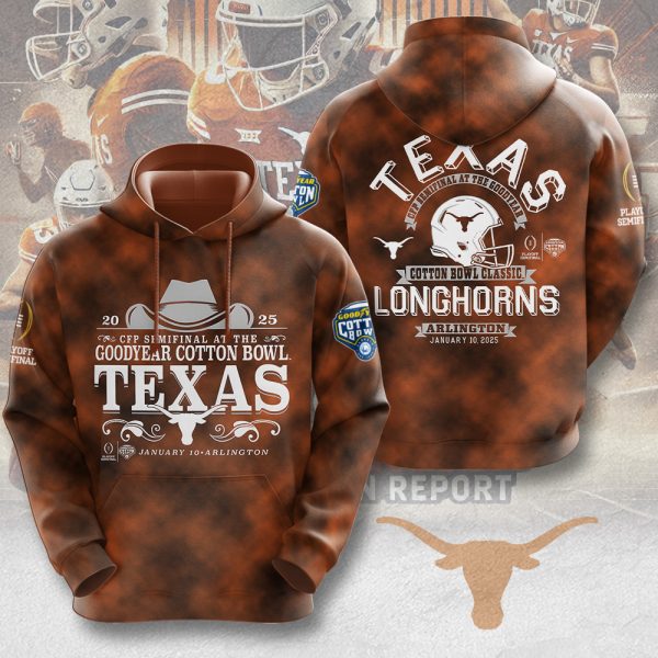 Texas Longhorns Football 3D Apparel - MAITM 9505