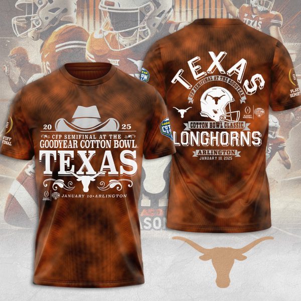 Texas Longhorns Football 3D Apparel - MAITM 9505