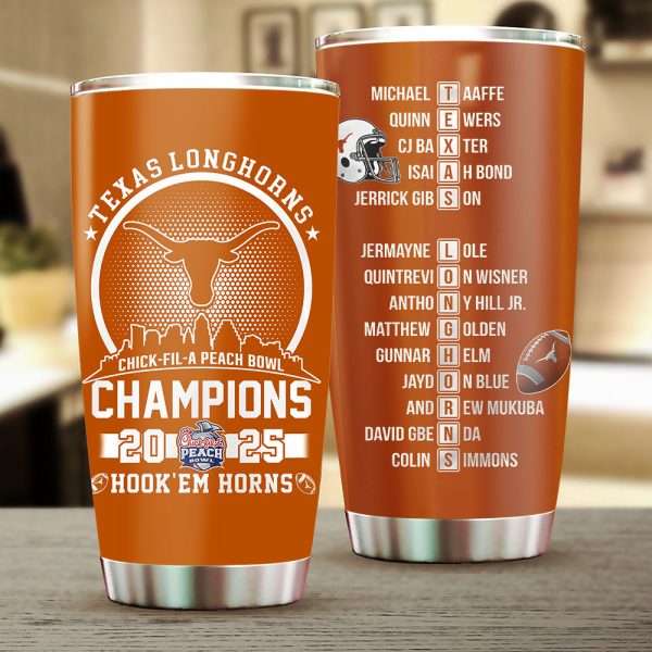 Texas Longhorns Football Tumbler Cup - TANTN 10267