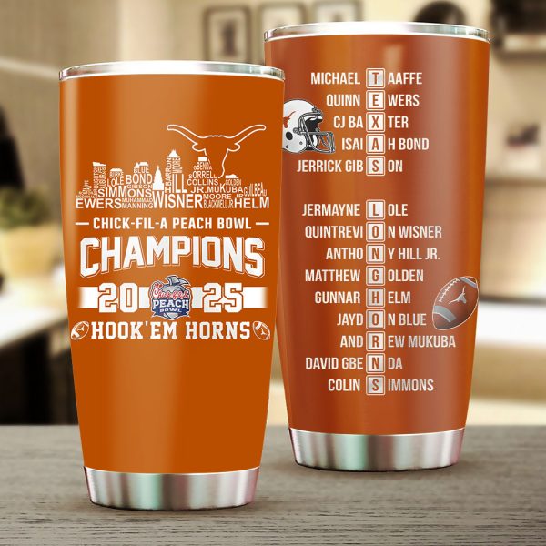 Texas Longhorns Football Tumbler Cup - TANTN 10269